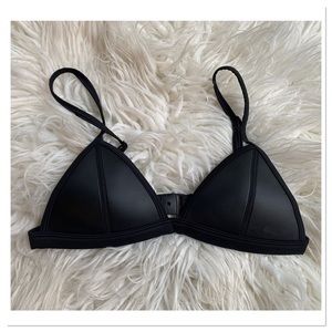 EBuddy Neoprene Swim Top Triangle Cup Black Size XS